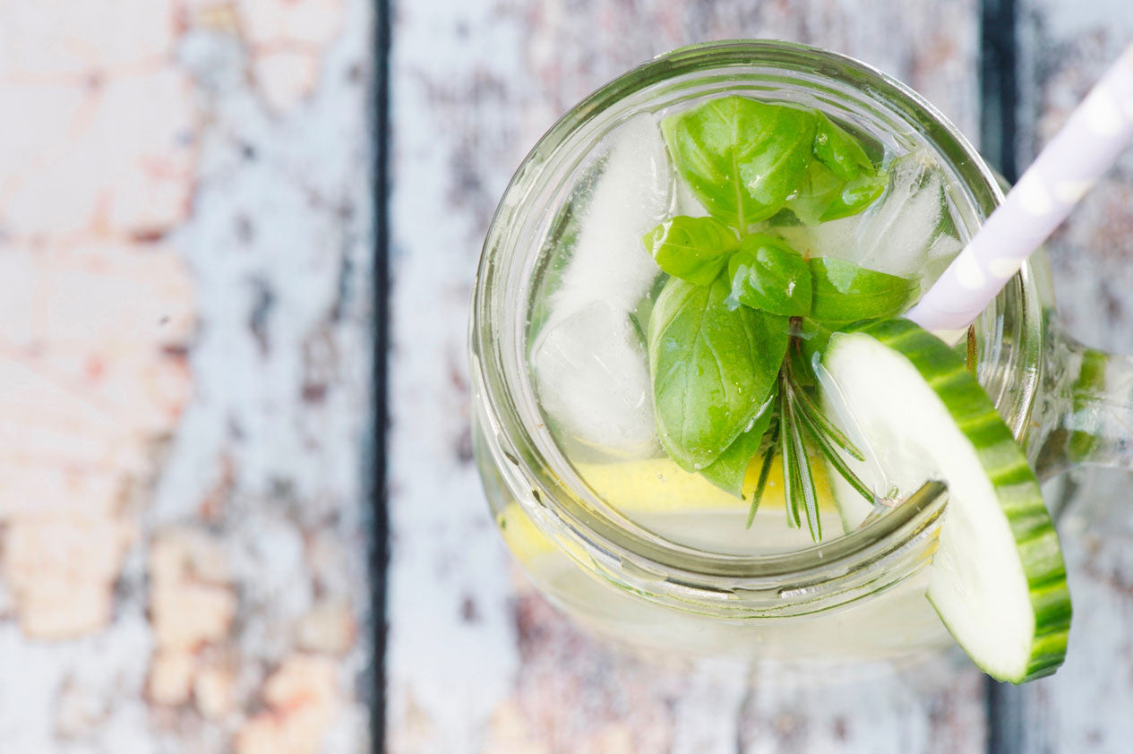 Cold cucumber drink