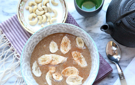 bowl of oatmeal porridge