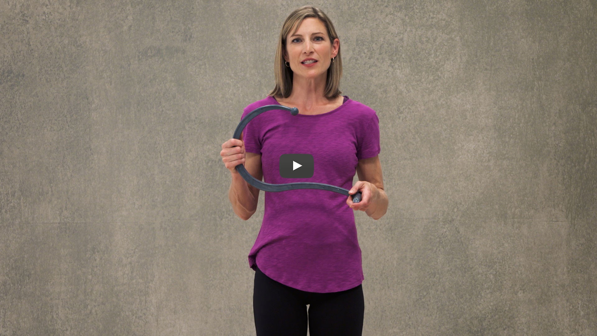 Woman with Pinpoint Back Massager