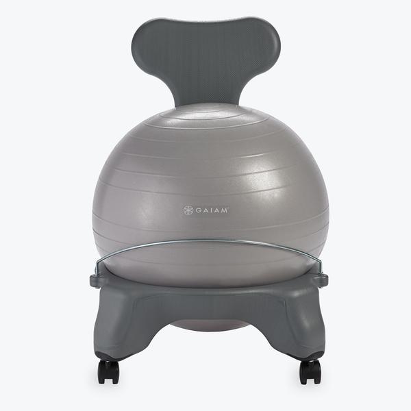 Classic Balance Ball Chair in Cool Grey