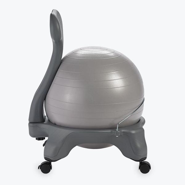 Grey Classic Balance Ball Chair