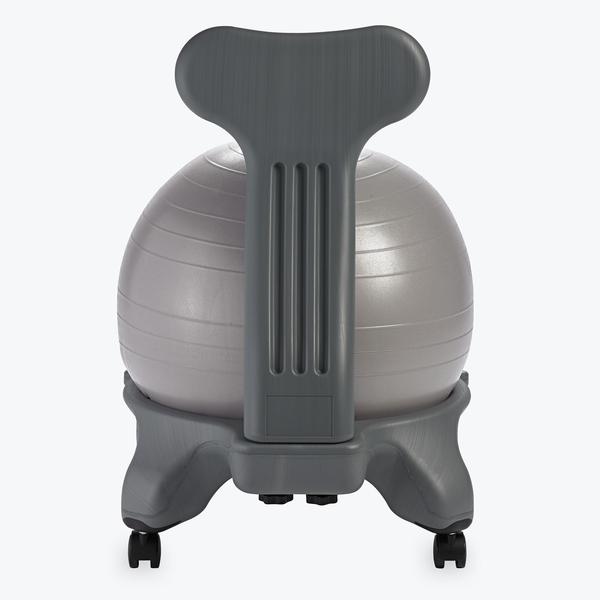 Cool Grey Classic Balance Ball Chair