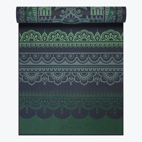 Reversible Boho Folk Yoga Mat (5mm)