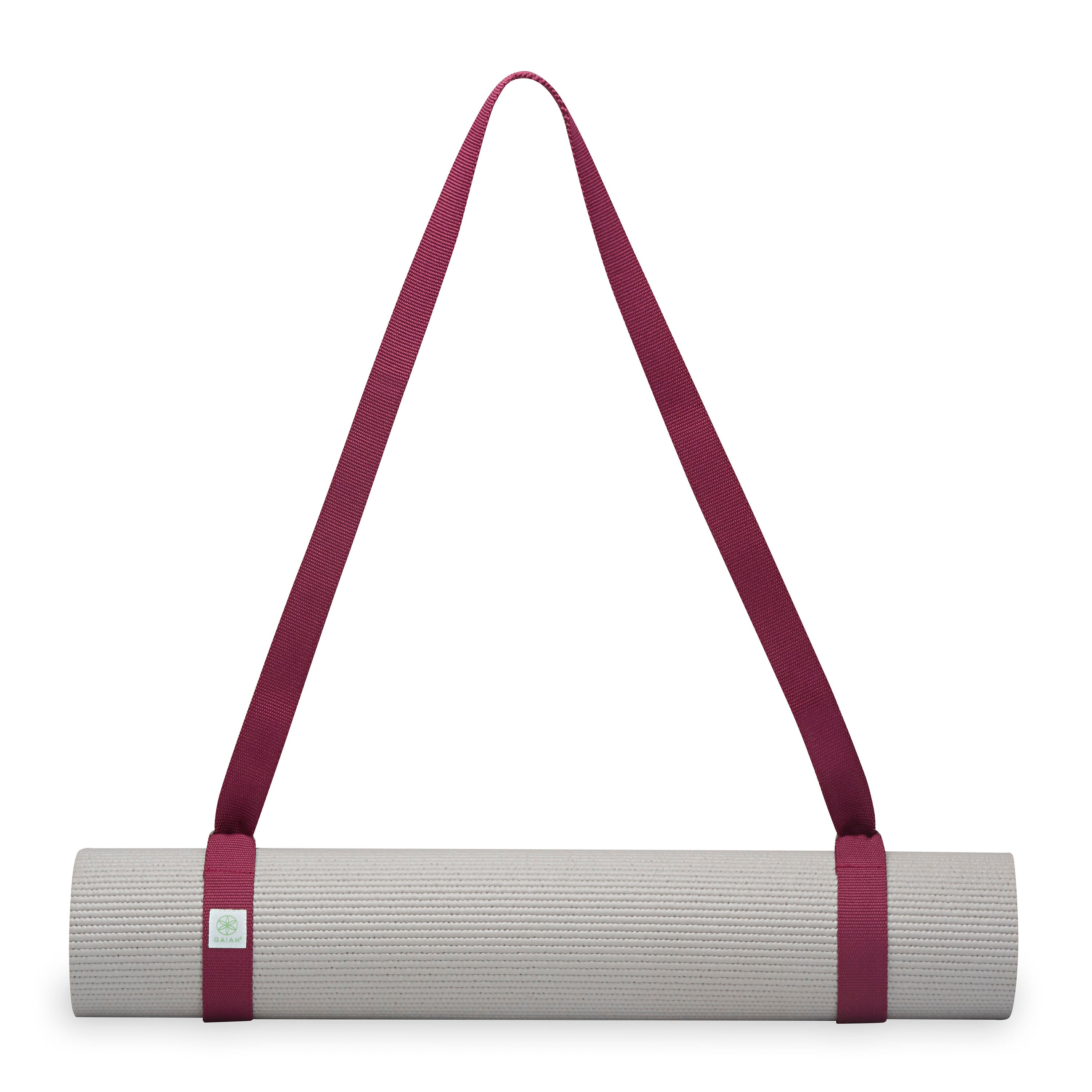 Gaiam Easy-Cinch Yoga Sling Mulberry with mat