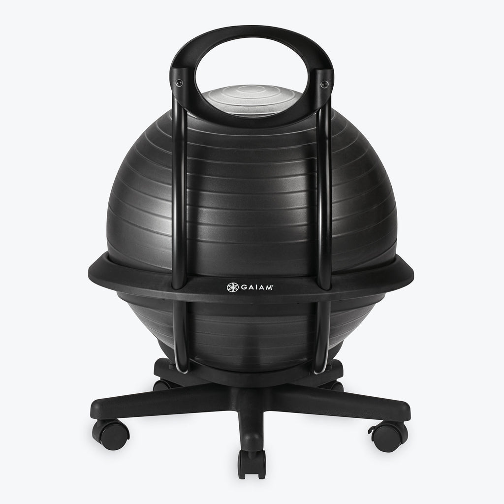 ultimate balance ball chair with back support