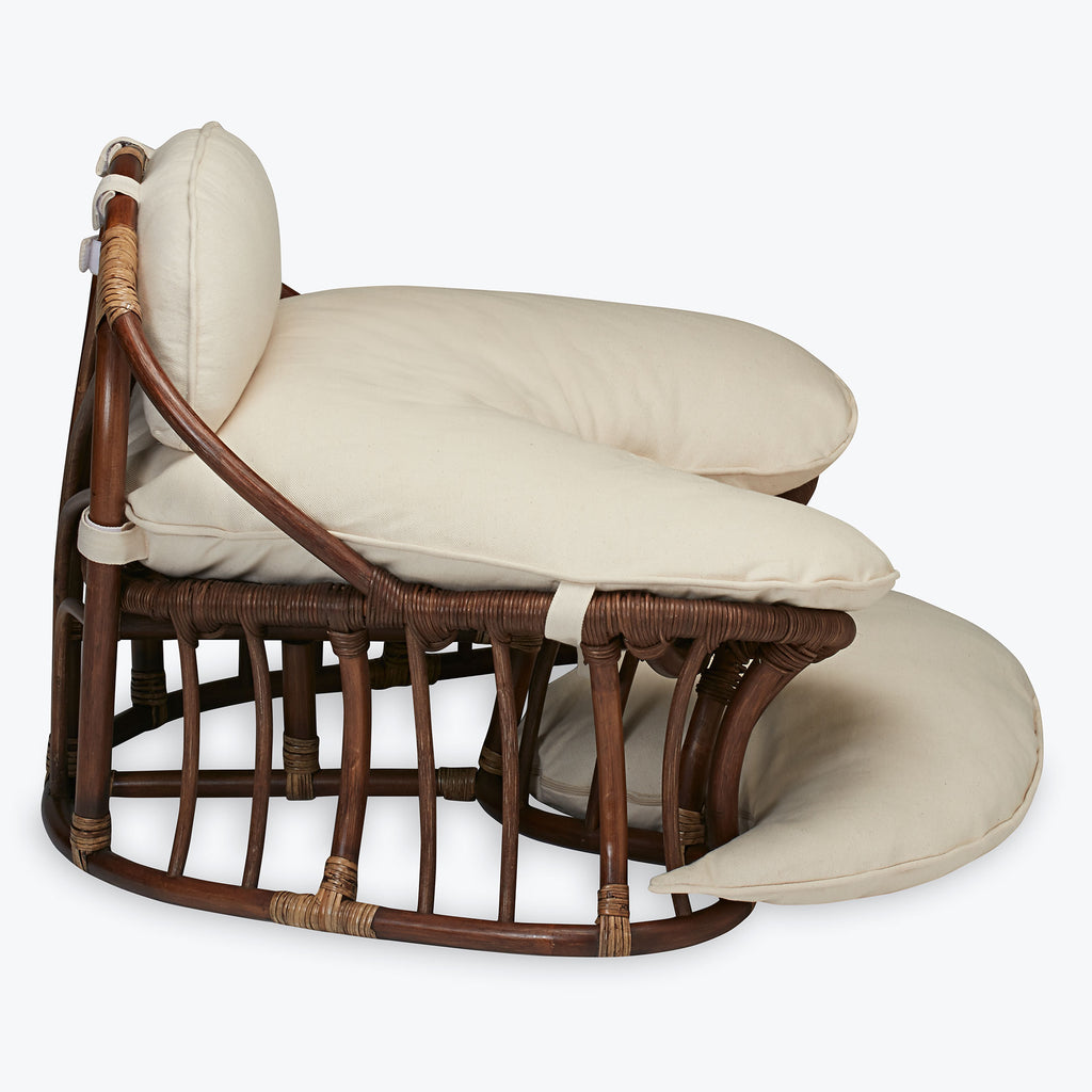 Elevation Meditation Chair with Cream Colored Cushions
