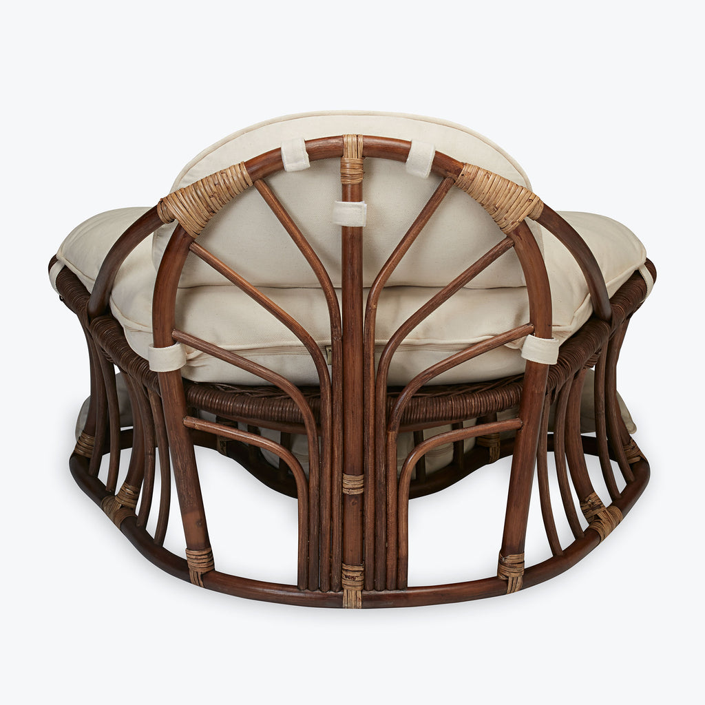 Elevation Meditation Chair with Bamboo and Rattan Base