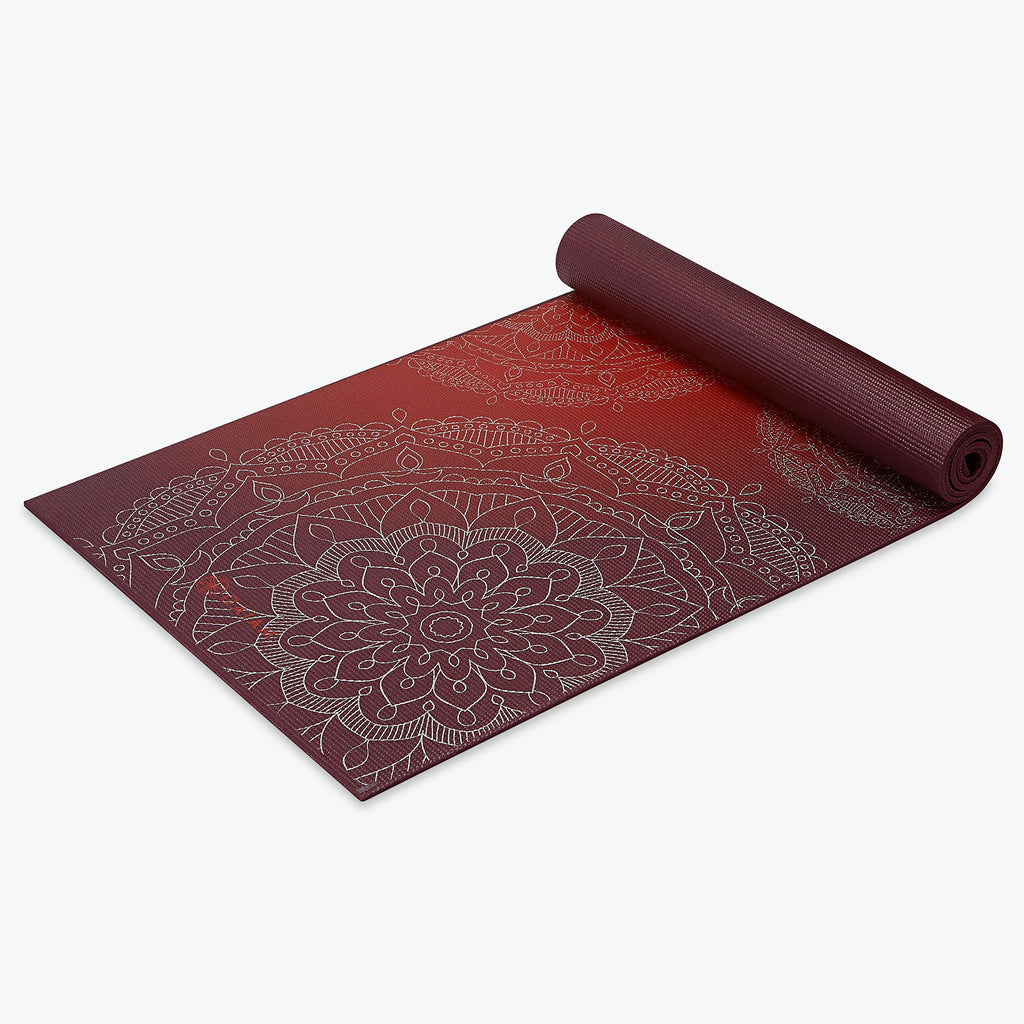 6mm Metallic Sunset Yoga Mat 