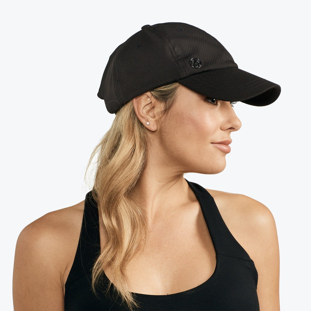 Performance Fitness Hat on model side view