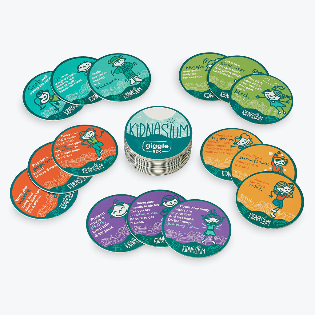 Pieces in the Gigglebox Game