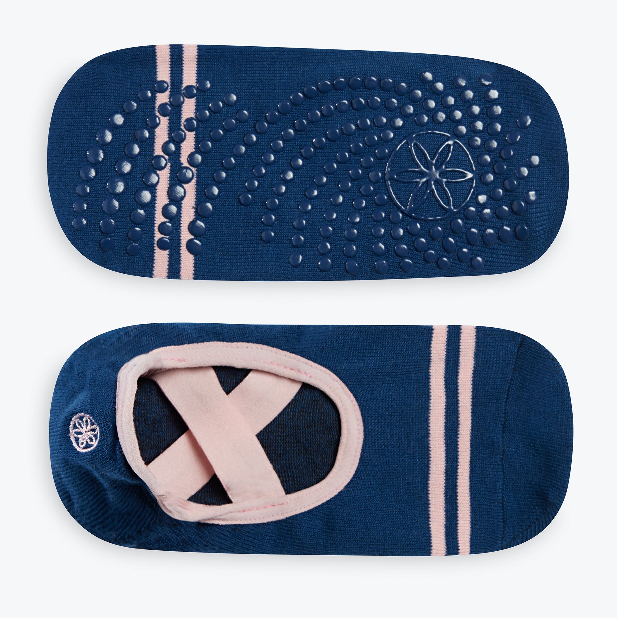 Indigo Grippy Yoga-Barre Socks