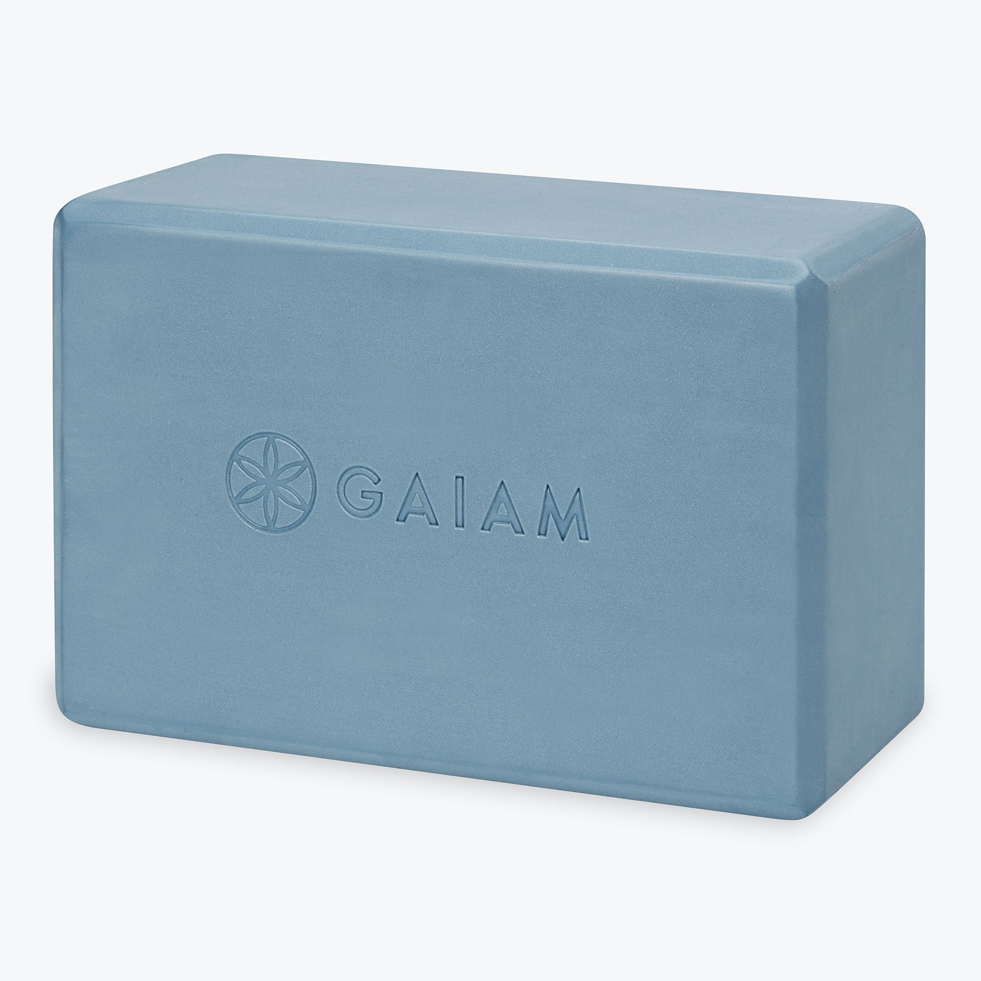 Printed blue shadow Yoga Block