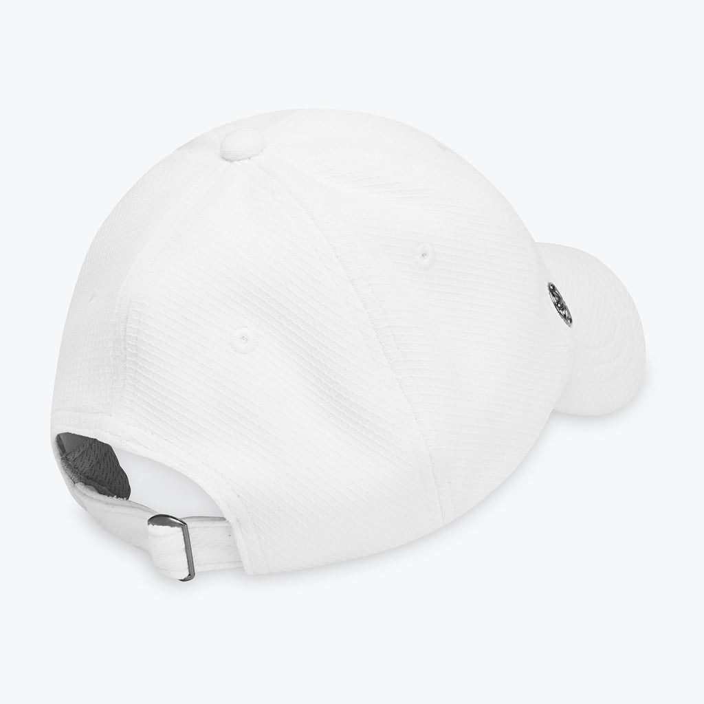 Performance Fitness Hat White Back View