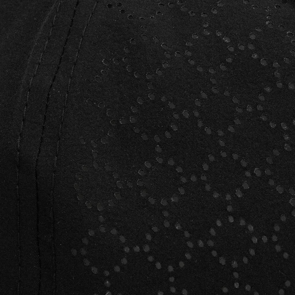 Cruiser Breathable Sol Hat Black Close Up Texture