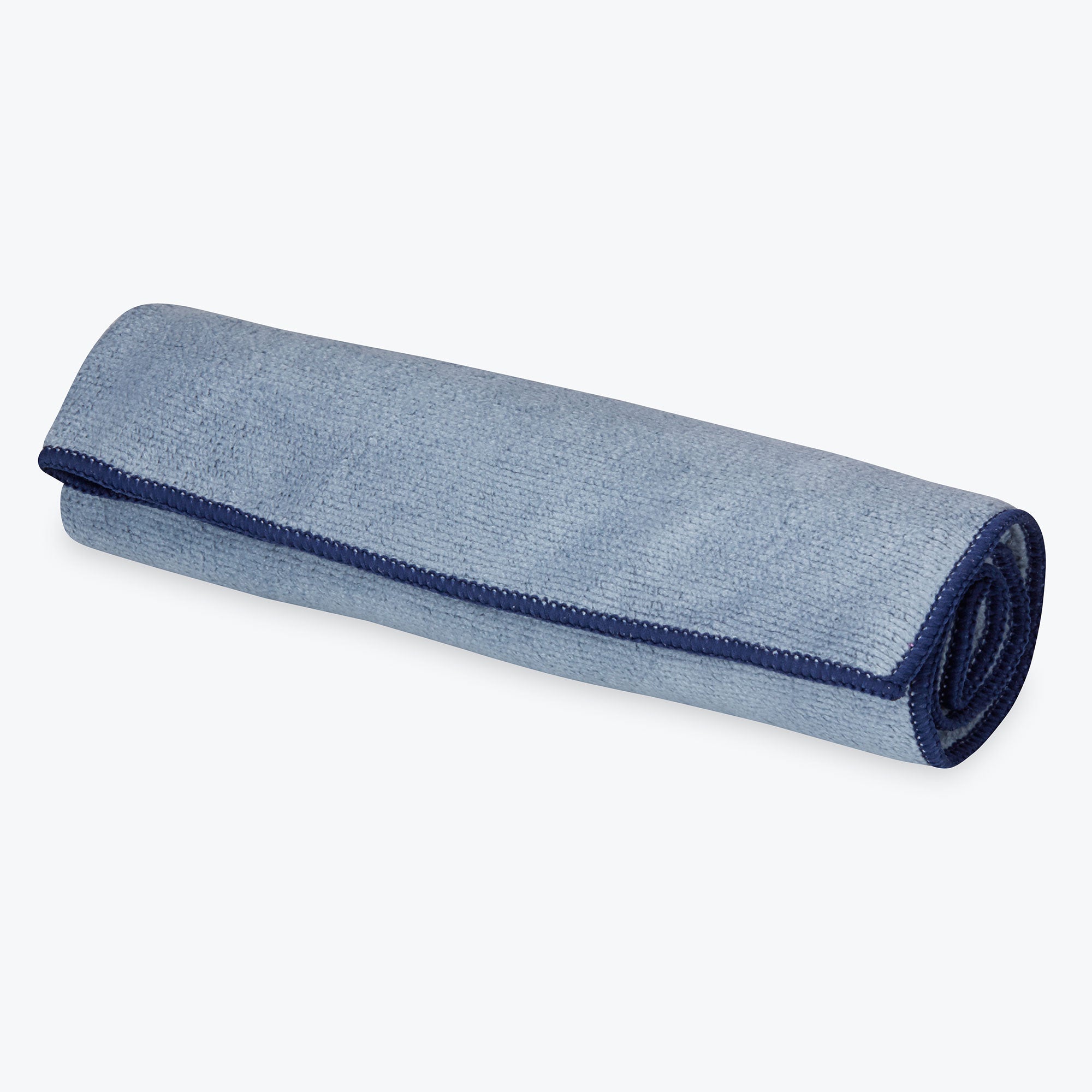 Yoga Hand Towel blue shadow rolled up