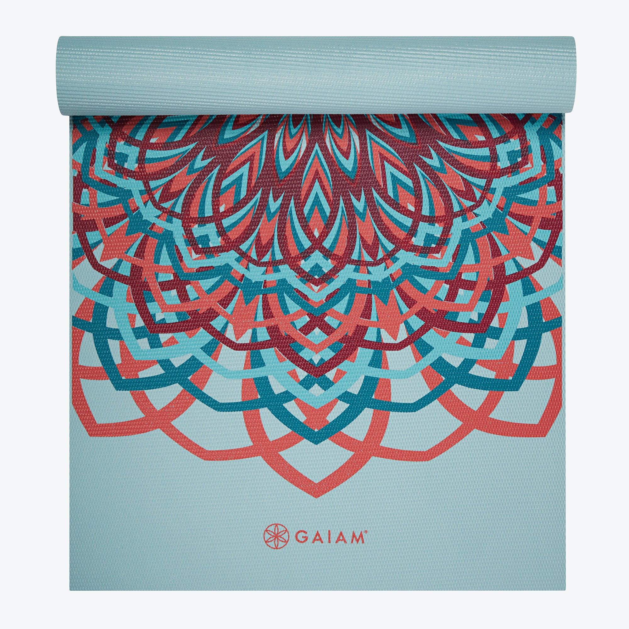santorini yoga mat rolled up