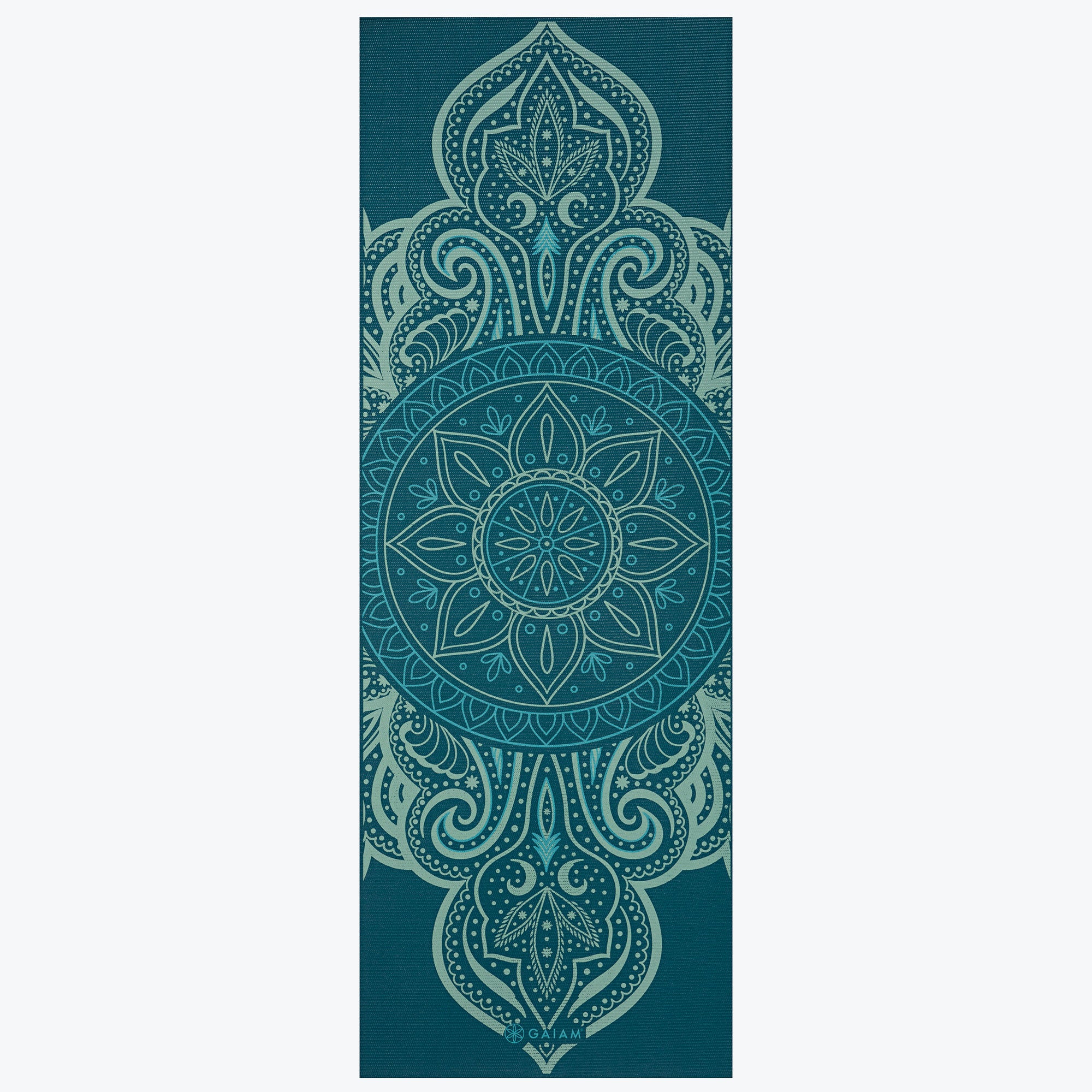 seaglass mat mandala side rolled out