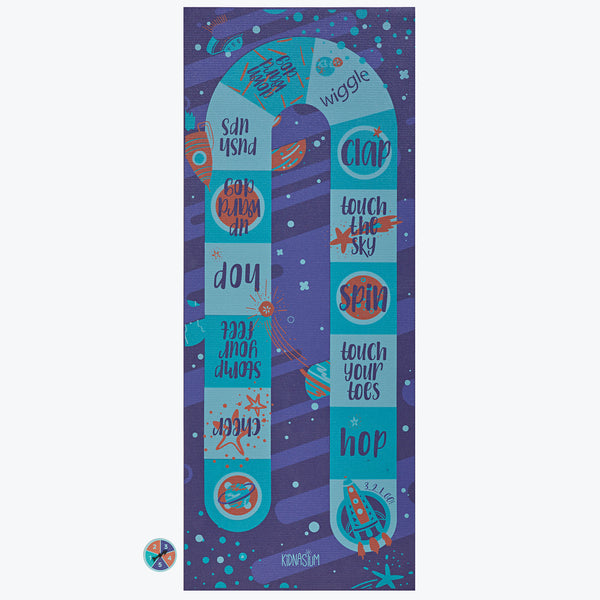 Kidnasium yoga mat - 60” x 24” for Kids Oriented 3mm Thick yoga