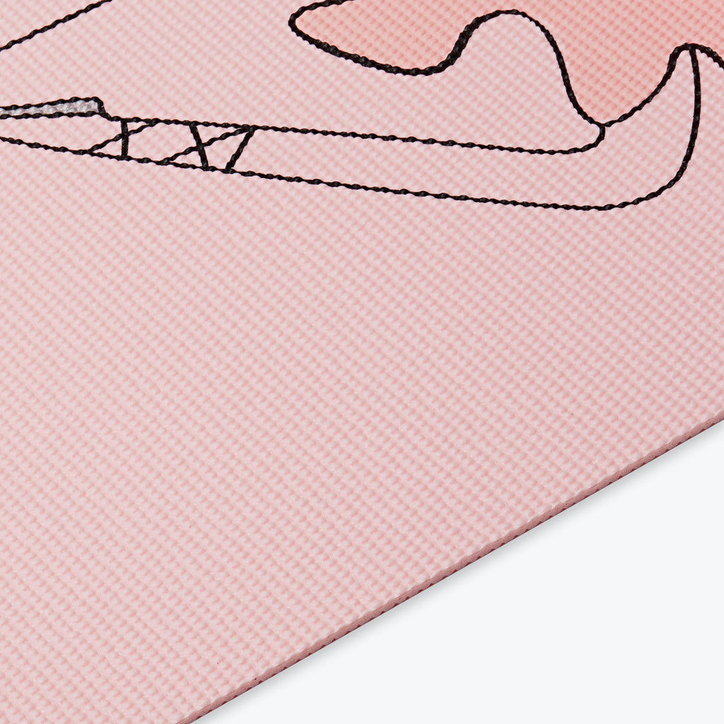 Kids Ballerina Yoga Mat (3mm) closeup