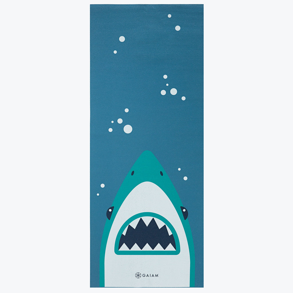 Kids Chomper Yoga Mat (3mm) rolled out