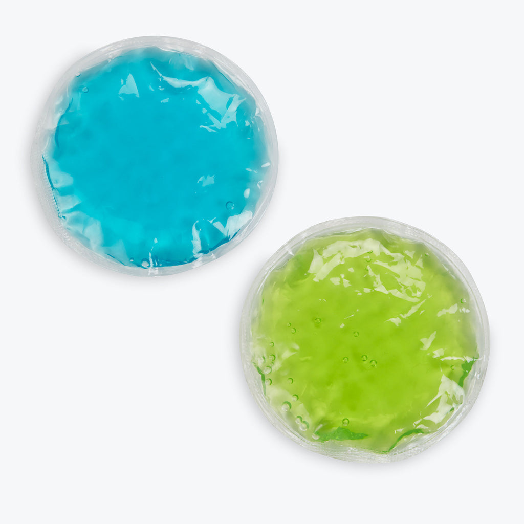 Mini Cold Therapy Packs green and blue