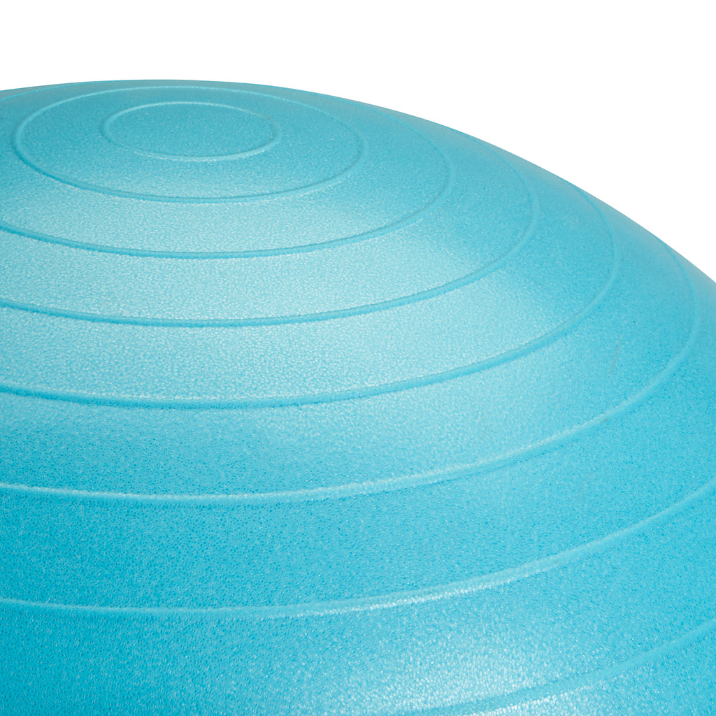 No Roll Balance Ball blue top closeup
