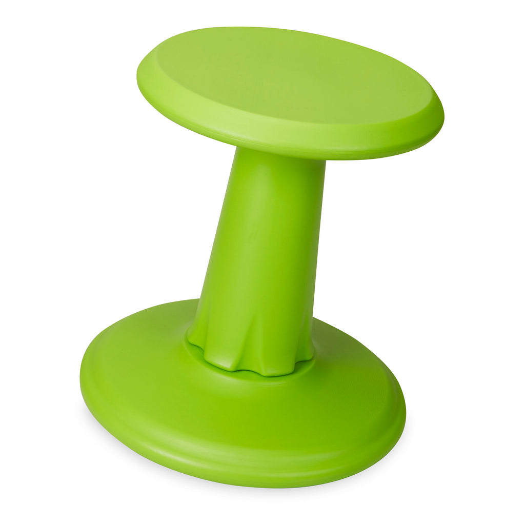 Kids Balance Stool Jr. Lime wobbling