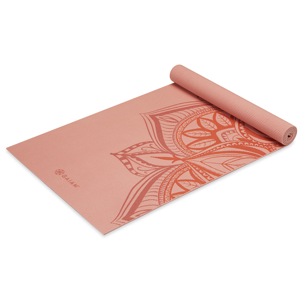 Sunset Point Yoga Mat (5mm) top rolled angle