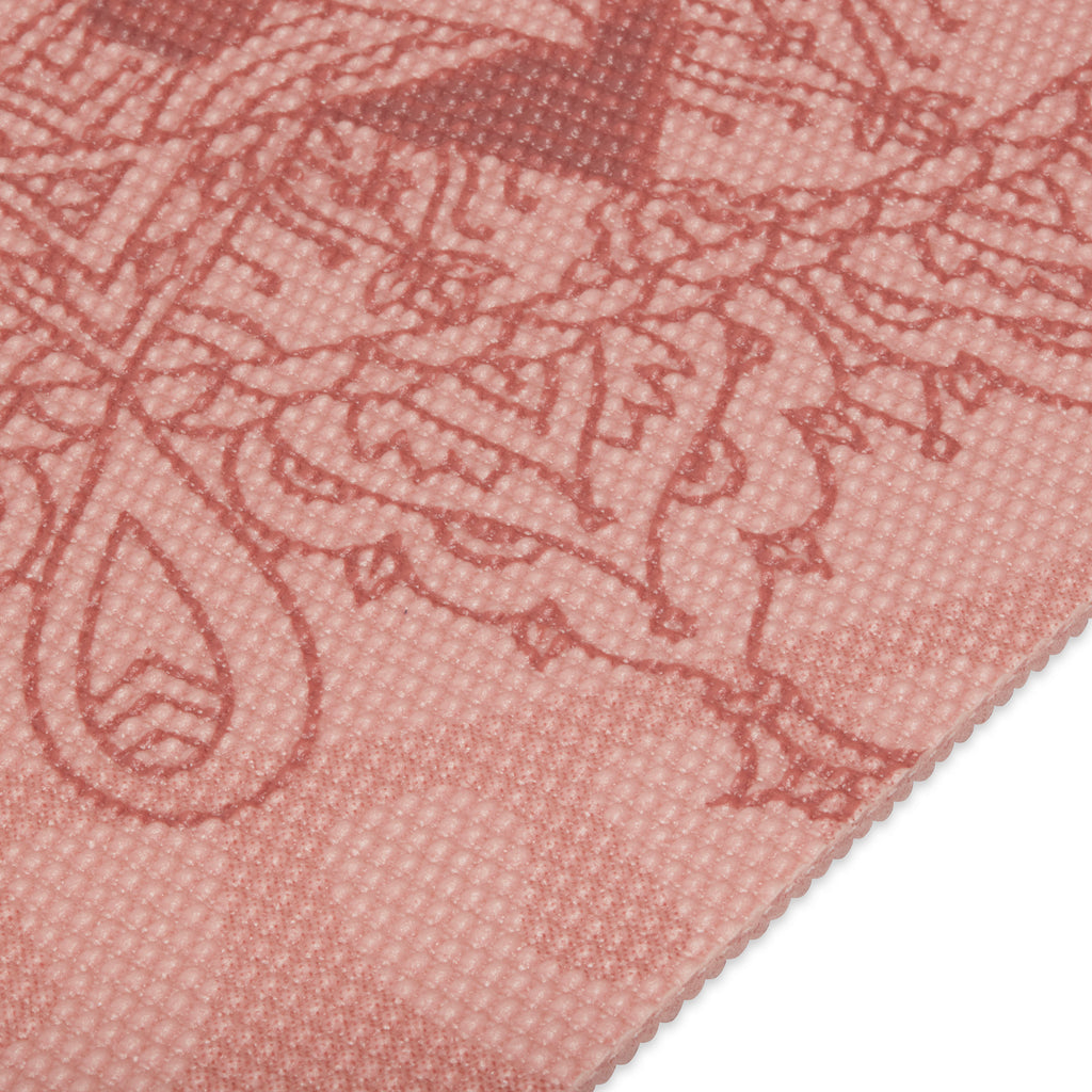 Cantaloupe Sundial Yoga Mat (5mm) closeup