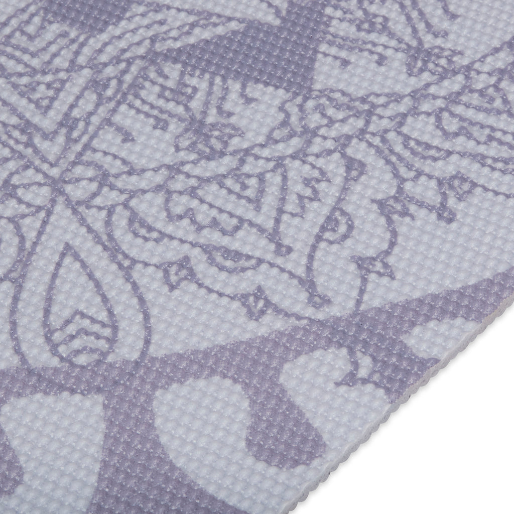 Wild Lilac Sundial Yoga Mat (5mm) closeup
