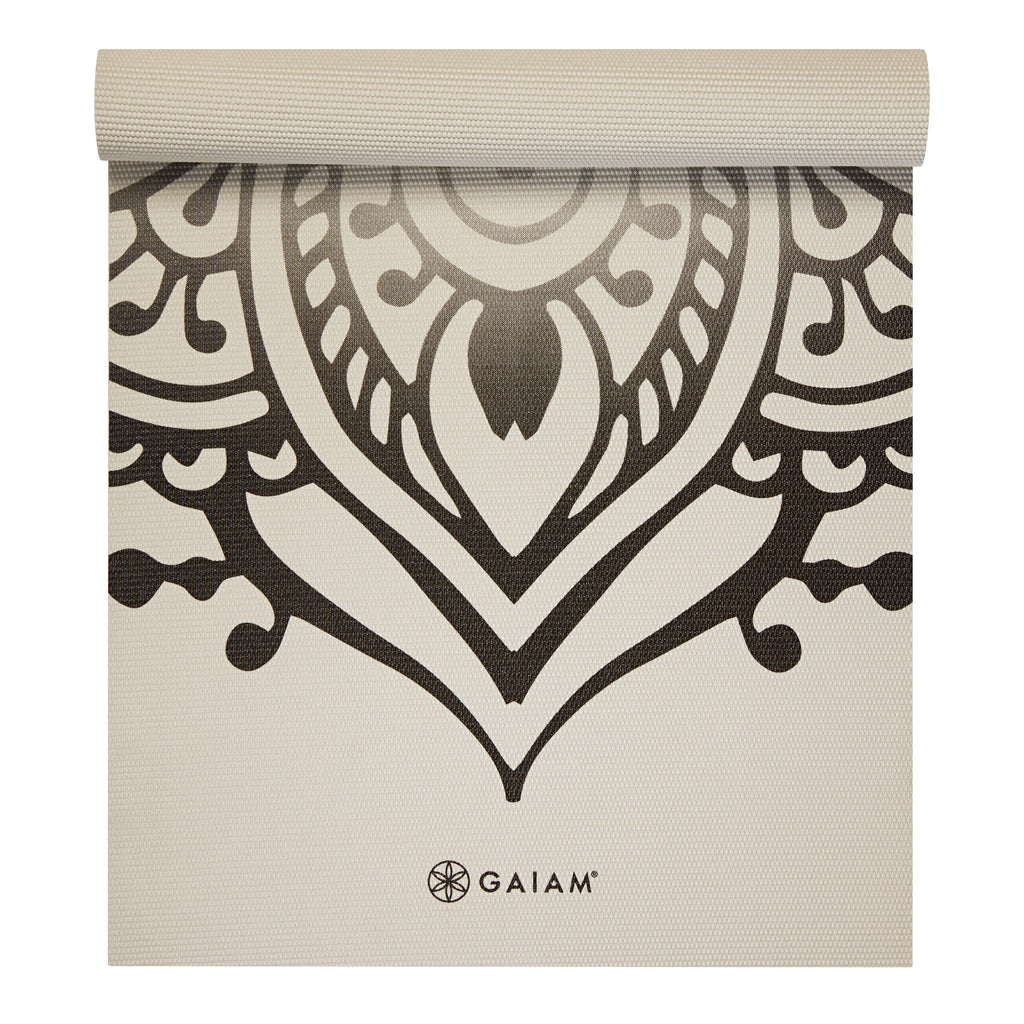 Dovetail Sundial Yoga Mat (5mm) top rolled