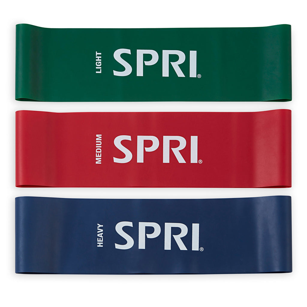 SPRI Flat Band Loop Kit all three bands