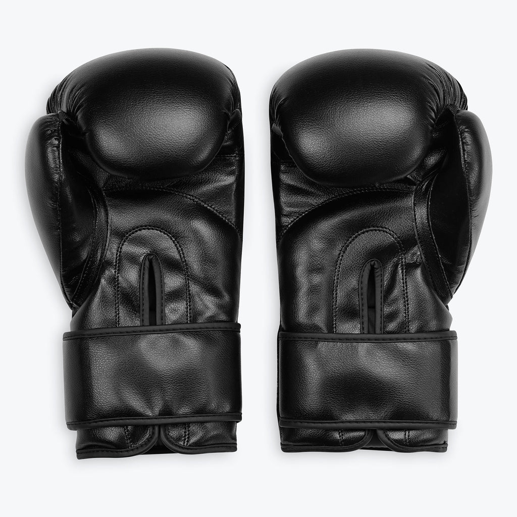 black boxing gloves front view