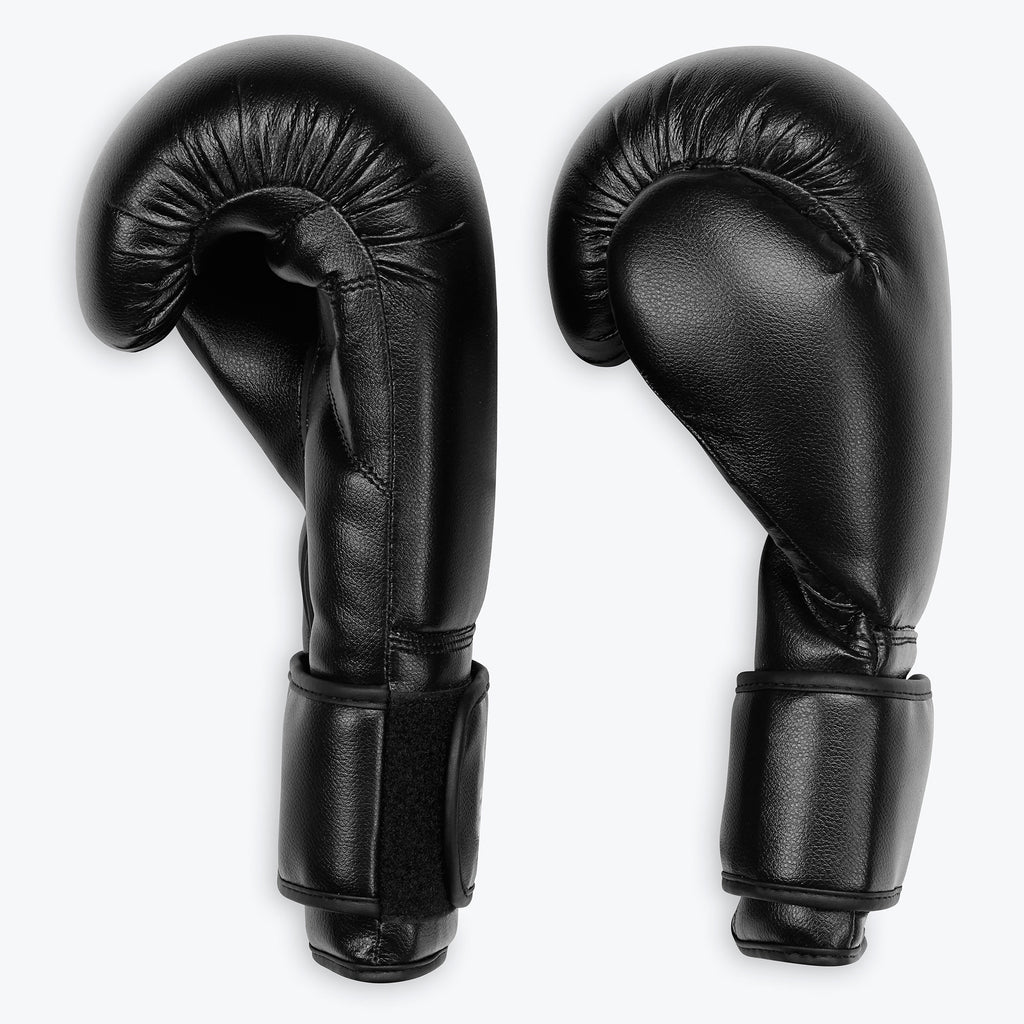 black boxing gloves side view
