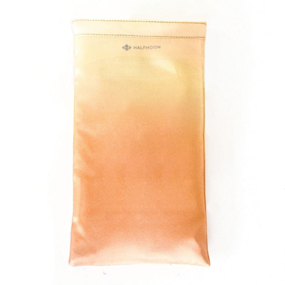 Halfmoon Crystal Collection Silk Eye Pillow Tiger Eye