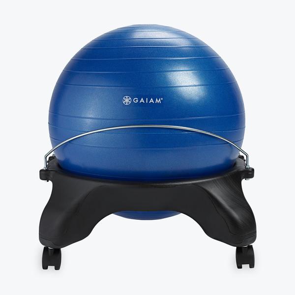 Blue Backless Balance Ball Chair