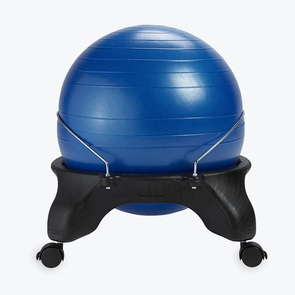 Backless Balance Ball Chair in Blue
