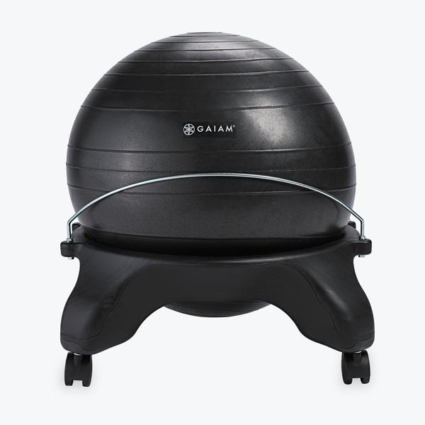 Charcoal Backless Balance Ball Chair