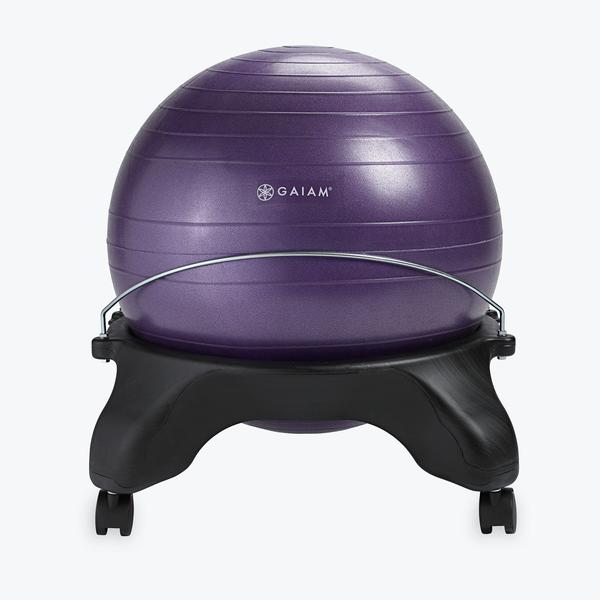 Purple Backless Balance Ball Chair