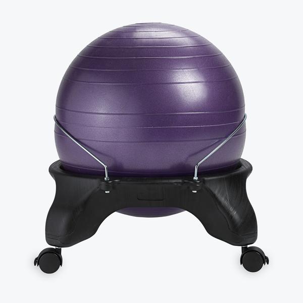 Backless Balance Ball Chair in Purple