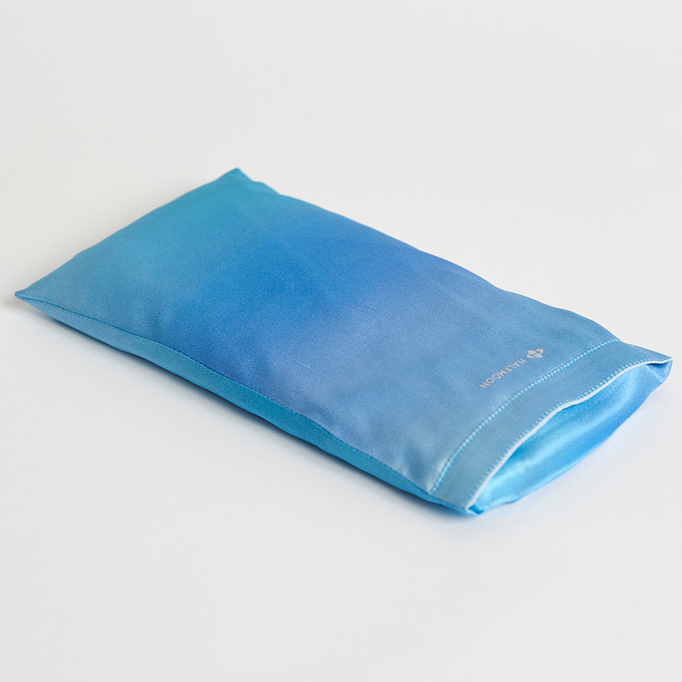 Halfmoon Crystal Collection Silk Eye Pillow Moonstone