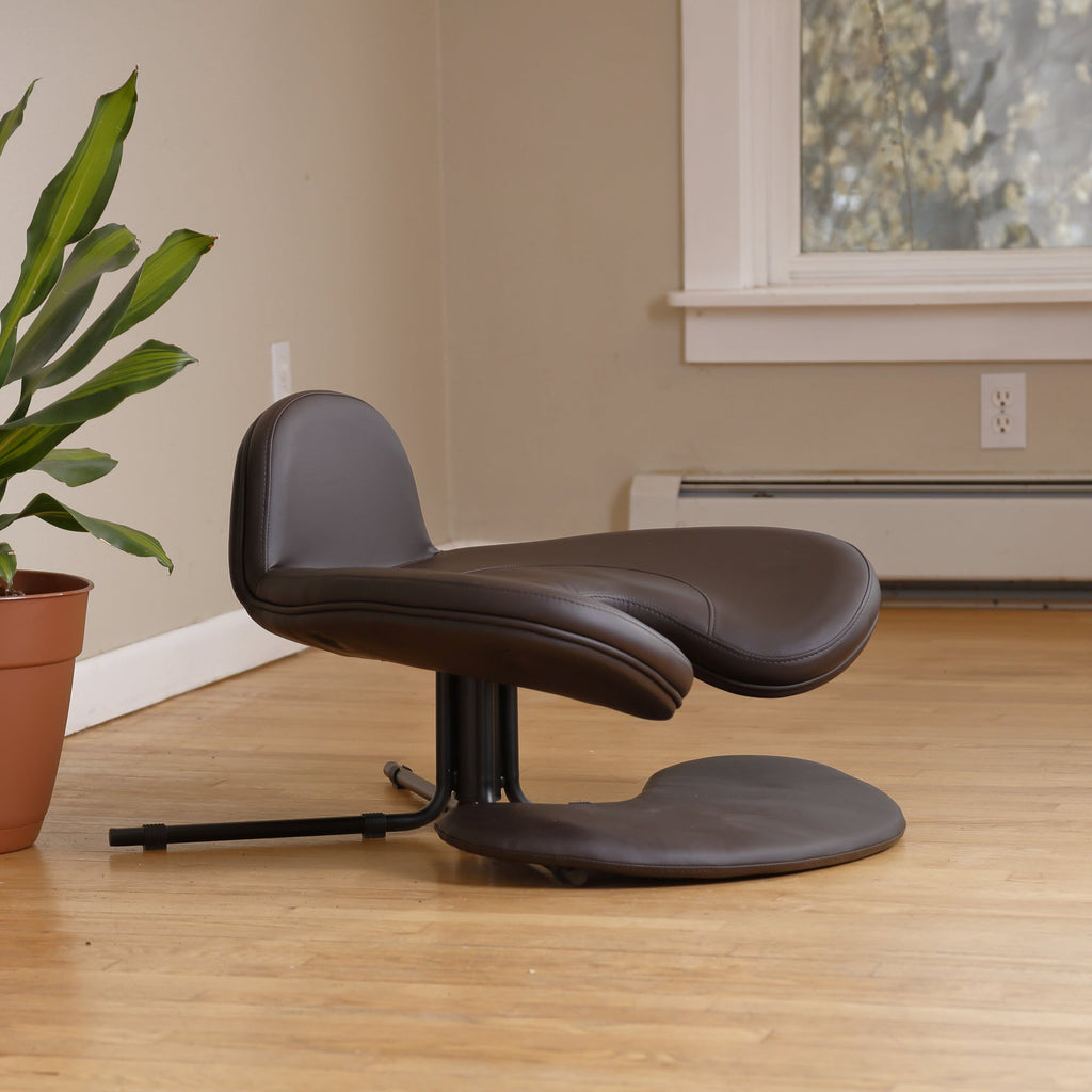 The evolution meditation chair in a room