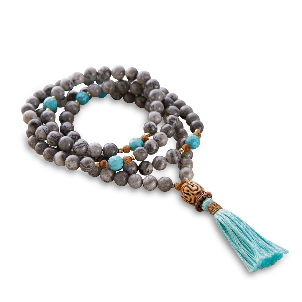 Silver & Sage True Peace Mala