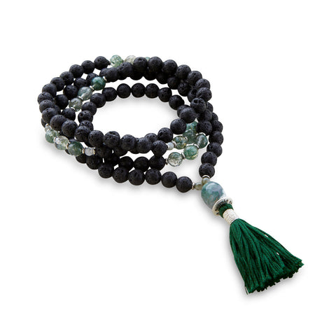 Silver & Sage Grounding & Guidance Mala