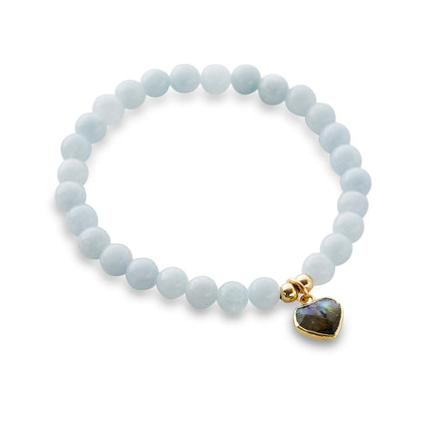 Silver & Sage Rhythm Of Love Bracelet