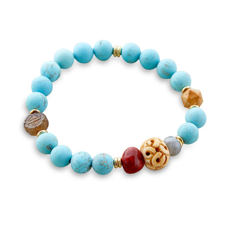 Silver & Sage Mas Amor Por Favor Bracelet