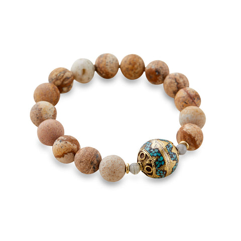 Silver & Sage Safe Passage Bracelet