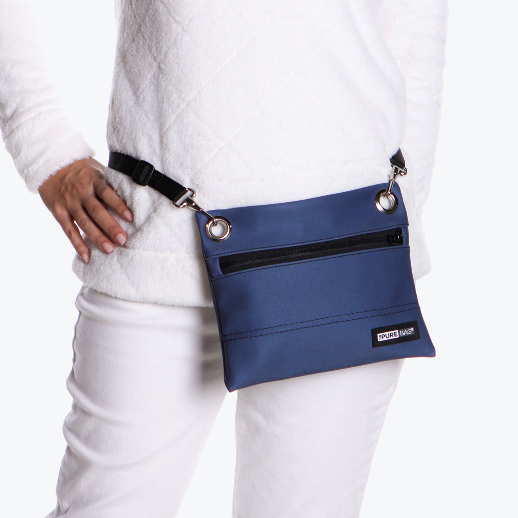 ZipPocket Crossbody Bag around the waist