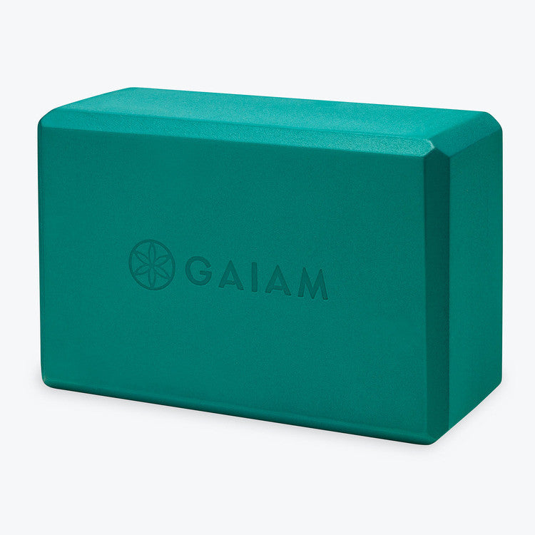 Lush Teal Yoga Essentials Block