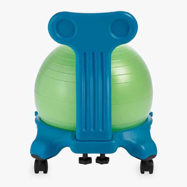 Kids Classic Balance Ball Chair in Blue/Green